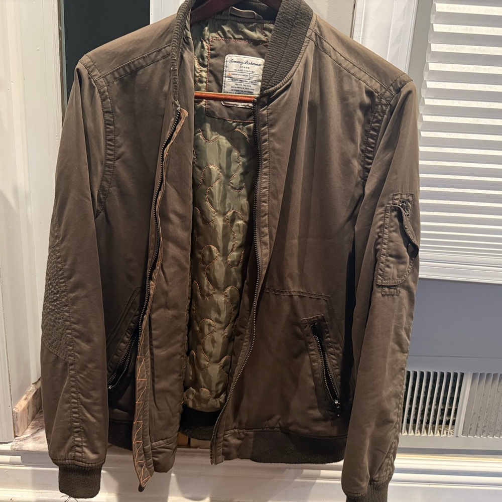 Men's Brown Bomber Jacket